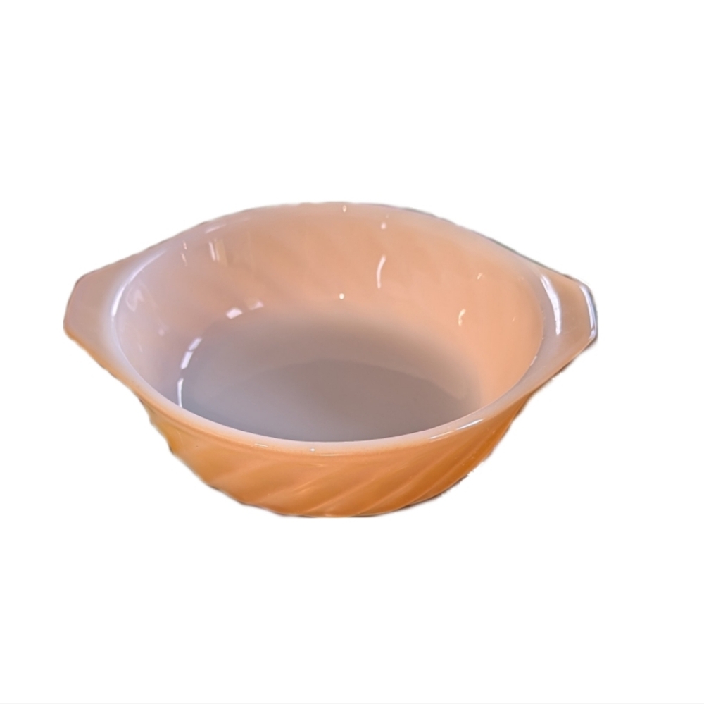 Fire King Peach Luster Ovenware Bowl